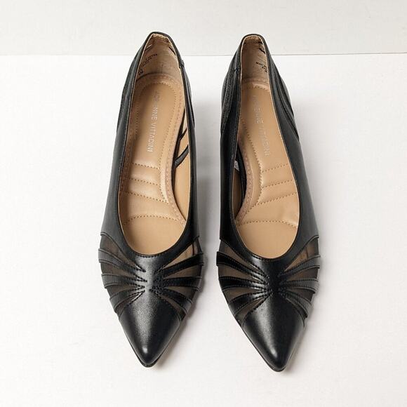 Adrienne Vittadini Smillis Pumps, Black, Women's 8 - Picture 3 of 7